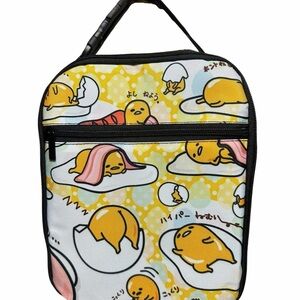 Sanrio Gudetama Lunch Bag - Yellow and Black